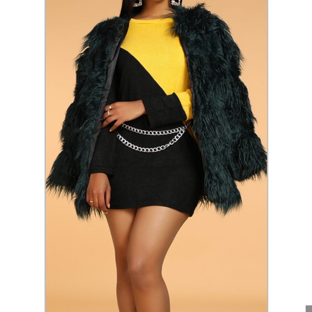 Faux Fur Coat